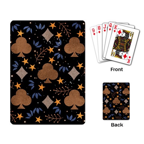 Seamless Pattern Repeat Repetition Playing Cards Single Design (Rectangle) from ArtsNow.com Back