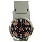 Seamless Pattern Repeat Repetition Money Clip Watches