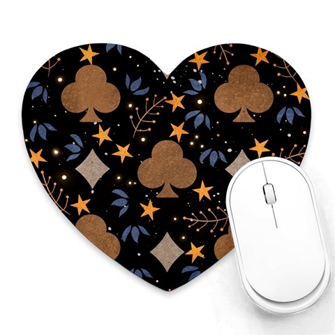 Seamless Pattern Repeat Repetition Heart Mousepad from ArtsNow.com Front