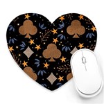 Seamless Pattern Repeat Repetition Heart Mousepad