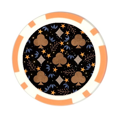 Seamless Pattern Repeat Repetition Poker Chip Card Guard from ArtsNow.com Front