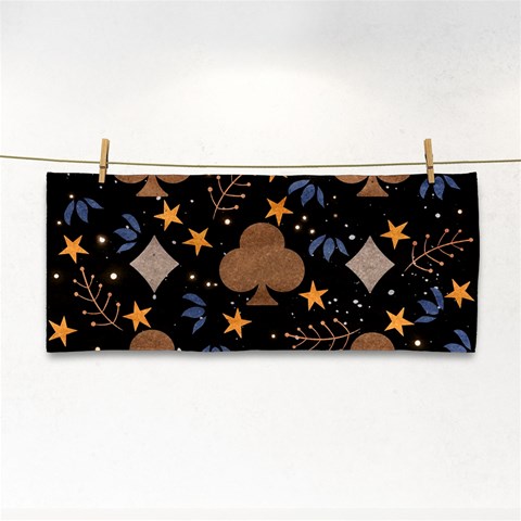 Seamless Pattern Repeat Repetition Hand Towel from ArtsNow.com Front