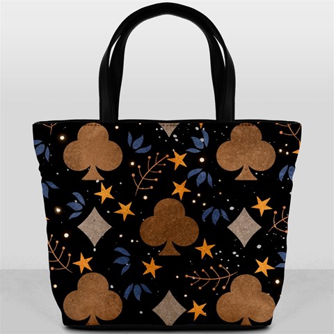 Seamless Pattern Repeat Repetition Bucket Bag from ArtsNow.com Front