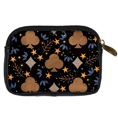 Seamless Pattern Repeat Repetition Digital Camera Leather Case from ArtsNow.com Back