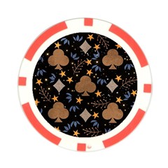 Seamless Pattern Repeat Repetition Poker Chip Card Guard (10 pack) from ArtsNow.com Front