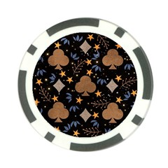 Seamless Pattern Repeat Repetition Poker Chip Card Guard (10 pack) from ArtsNow.com Back