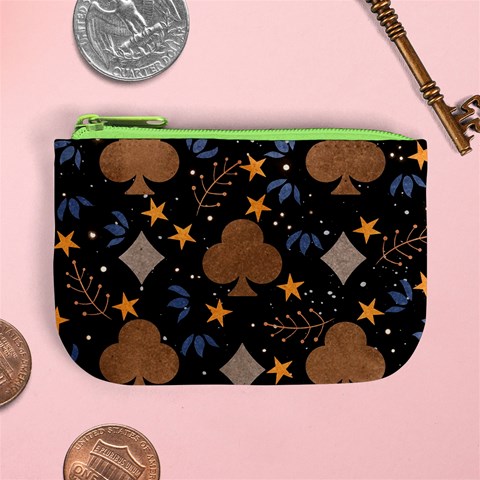 Seamless Pattern Repeat Repetition Mini Coin Purse from ArtsNow.com Front