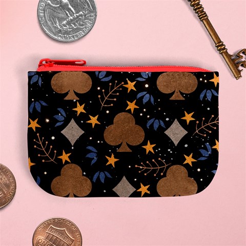 Seamless Pattern Repeat Repetition Mini Coin Purse from ArtsNow.com Front