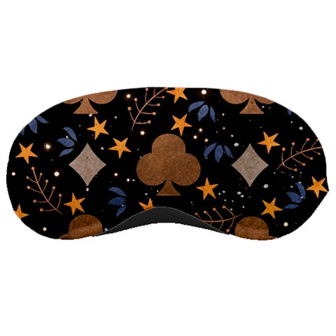 Seamless Pattern Repeat Repetition Sleep Mask from ArtsNow.com Front
