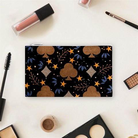 Seamless Pattern Repeat Repetition Cosmetic Bag (Small) from ArtsNow.com Front