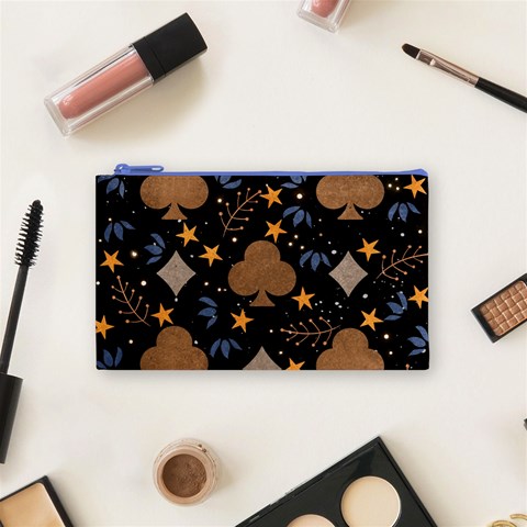 Seamless Pattern Repeat Repetition Cosmetic Bag (Small) from ArtsNow.com Front