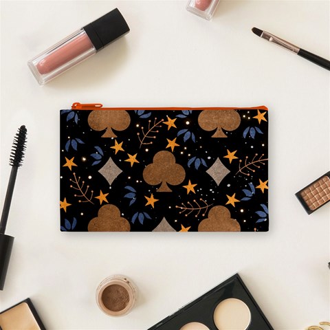 Seamless Pattern Repeat Repetition Cosmetic Bag (Small) from ArtsNow.com Front