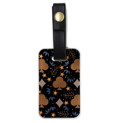 Seamless Pattern Repeat Repetition Luggage Tag (one side) from ArtsNow.com Front