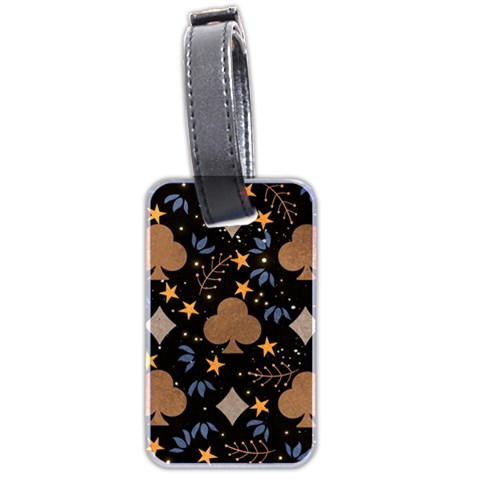 Seamless Pattern Repeat Repetition Luggage Tag (two sides) from ArtsNow.com Front