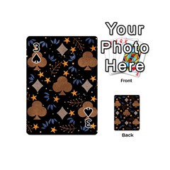 Seamless Pattern Repeat Repetition Playing Cards 54 Designs (Mini) from ArtsNow.com Front - Spade3