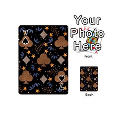 Seamless Pattern Repeat Repetition Playing Cards 54 Designs (Mini) from ArtsNow.com Front - Spade7