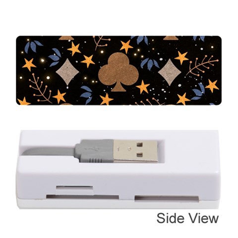 Seamless Pattern Repeat Repetition Memory Card Reader (Stick) from ArtsNow.com Front