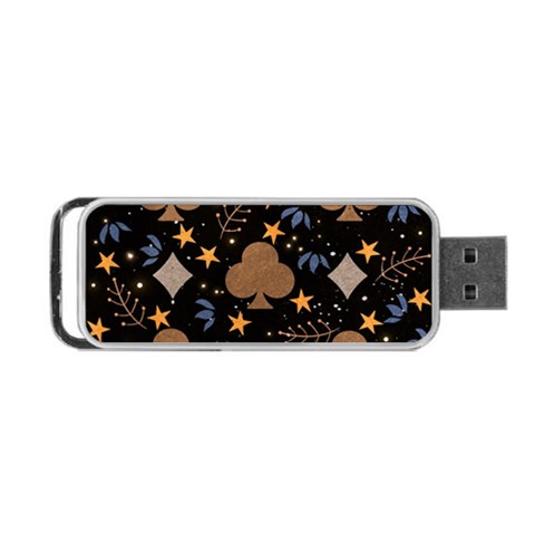Seamless Pattern Repeat Repetition Portable USB Flash (Two Sides) from ArtsNow.com Front