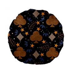 Seamless Pattern Repeat Repetition Standard 15  Premium Round Cushions from ArtsNow.com Back
