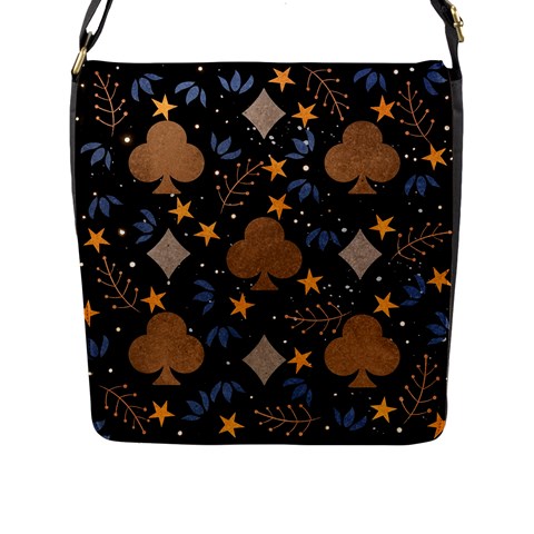 Seamless Pattern Repeat Repetition Flap Closure Messenger Bag (L) from ArtsNow.com Front