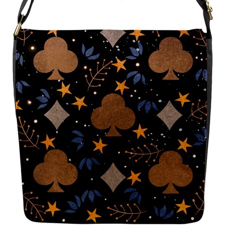 Seamless Pattern Repeat Repetition Flap Closure Messenger Bag (S) from ArtsNow.com Front