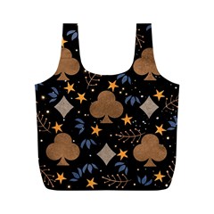 Seamless Pattern Repeat Repetition Full Print Recycle Bag (M) from ArtsNow.com Front