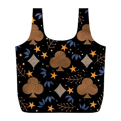 Seamless Pattern Repeat Repetition Full Print Recycle Bag (L) from ArtsNow.com Front