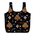 Seamless Pattern Repeat Repetition Full Print Recycle Bag (L)