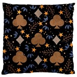 Seamless Pattern Repeat Repetition Large Premium Plush Fleece Cushion Case (Two Sides)