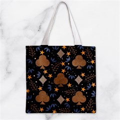 Seamless Pattern Repeat Repetition Zipper Grocery Tote Bag from ArtsNow.com Back