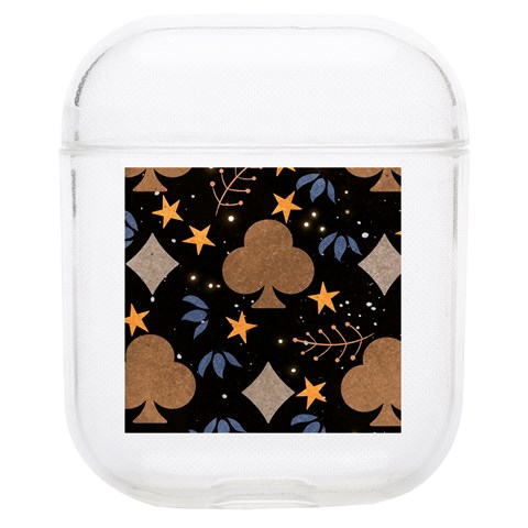 Seamless Pattern Repeat Repetition Soft TPU AirPods 1/2 Case from ArtsNow.com Front