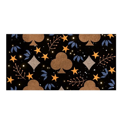 Seamless Pattern Repeat Repetition Satin Shawl 45  x 80  from ArtsNow.com Front