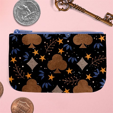Seamless Pattern Repeat Repetition Large Coin Purse from ArtsNow.com Front