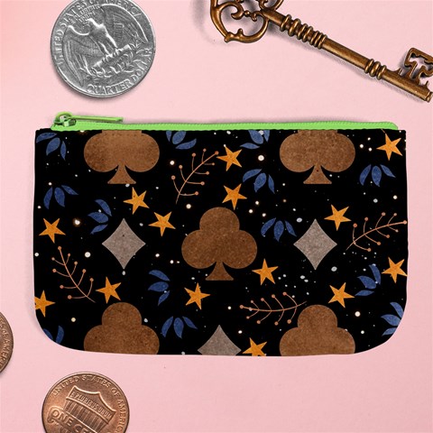 Seamless Pattern Repeat Repetition Large Coin Purse from ArtsNow.com Front