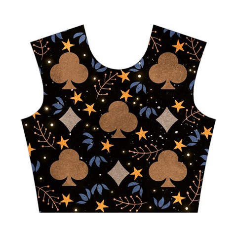 Seamless Pattern Repeat Repetition Cotton Crop Top from ArtsNow.com Front