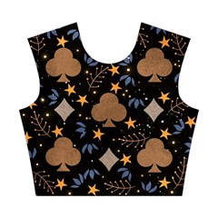Seamless Pattern Repeat Repetition Cotton Crop Top from ArtsNow.com Front