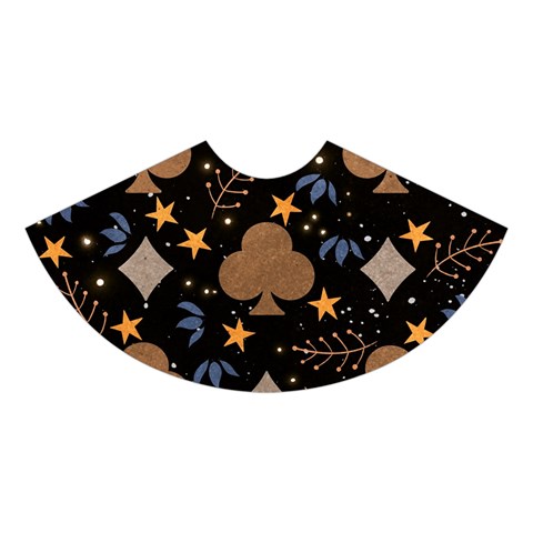 Seamless Pattern Repeat Repetition Midi Sleeveless Dress from ArtsNow.com Skirt Front