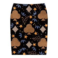 Seamless Pattern Repeat Repetition Midi Wrap Pencil Skirt from ArtsNow.com Back