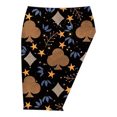 Seamless Pattern Repeat Repetition Midi Wrap Pencil Skirt from ArtsNow.com  Front Right 