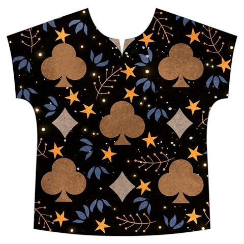 Seamless Pattern Repeat Repetition Short Sleeve Long Pants Satin Pajamas Set from ArtsNow.com Front