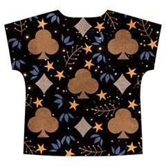 Seamless Pattern Repeat Repetition Short Sleeve Long Pants Satin Pajamas Set from ArtsNow.com Back