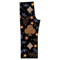 Seamless Pattern Repeat Repetition Short Sleeve Long Pants Satin Pajamas Set from ArtsNow.com Back Bottom Left