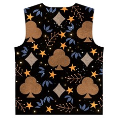 Seamless Pattern Repeat Repetition Kid s Button Up Puffer Vest from ArtsNow.com Back