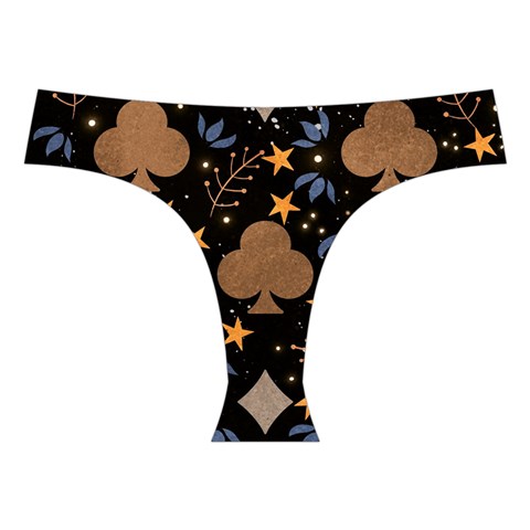 Seamless Pattern Repeat Repetition Cross Back Hipster Bikini Set from ArtsNow.com Front Under