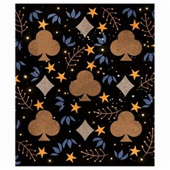 Seamless Pattern Repeat Repetition Kids  Hooded Rain Ponchos from ArtsNow.com Hood Left