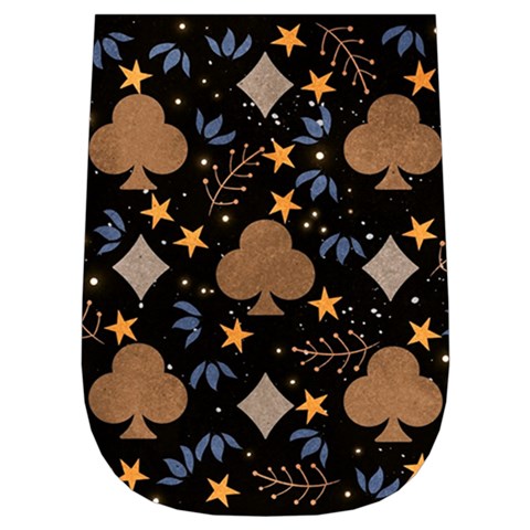 Seamless Pattern Repeat Repetition Wristlet Pouch Bag (Small) from ArtsNow.com Left Side