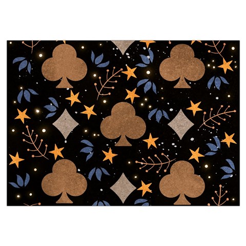 Seamless Pattern Repeat Repetition Wristlet Pouch Bag (Small) from ArtsNow.com Belt Loop