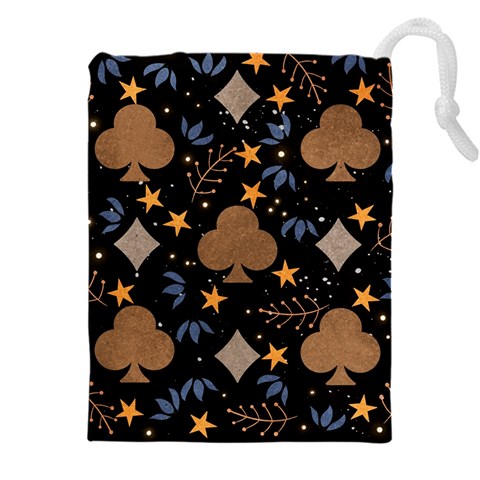 Seamless Pattern Repeat Repetition Drawstring Pouch (5XL) from ArtsNow.com Front