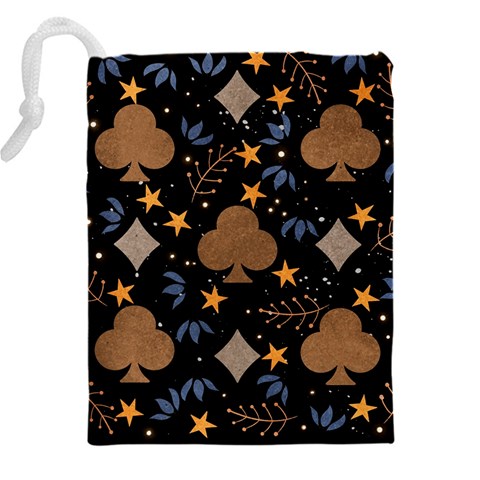 Seamless Pattern Repeat Repetition Drawstring Pouch (5XL) from ArtsNow.com Back