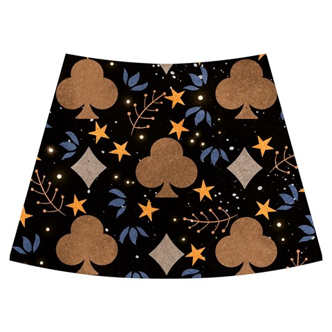 Seamless Pattern Repeat Repetition Knee Back Skirt